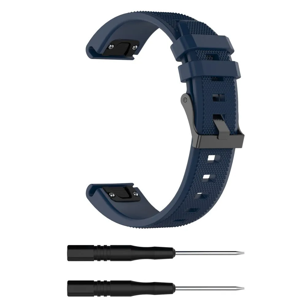 Garmin MARQ Adventurer silicone sports bracelet with 22mm quick release (170-220 mm) - Dark blue