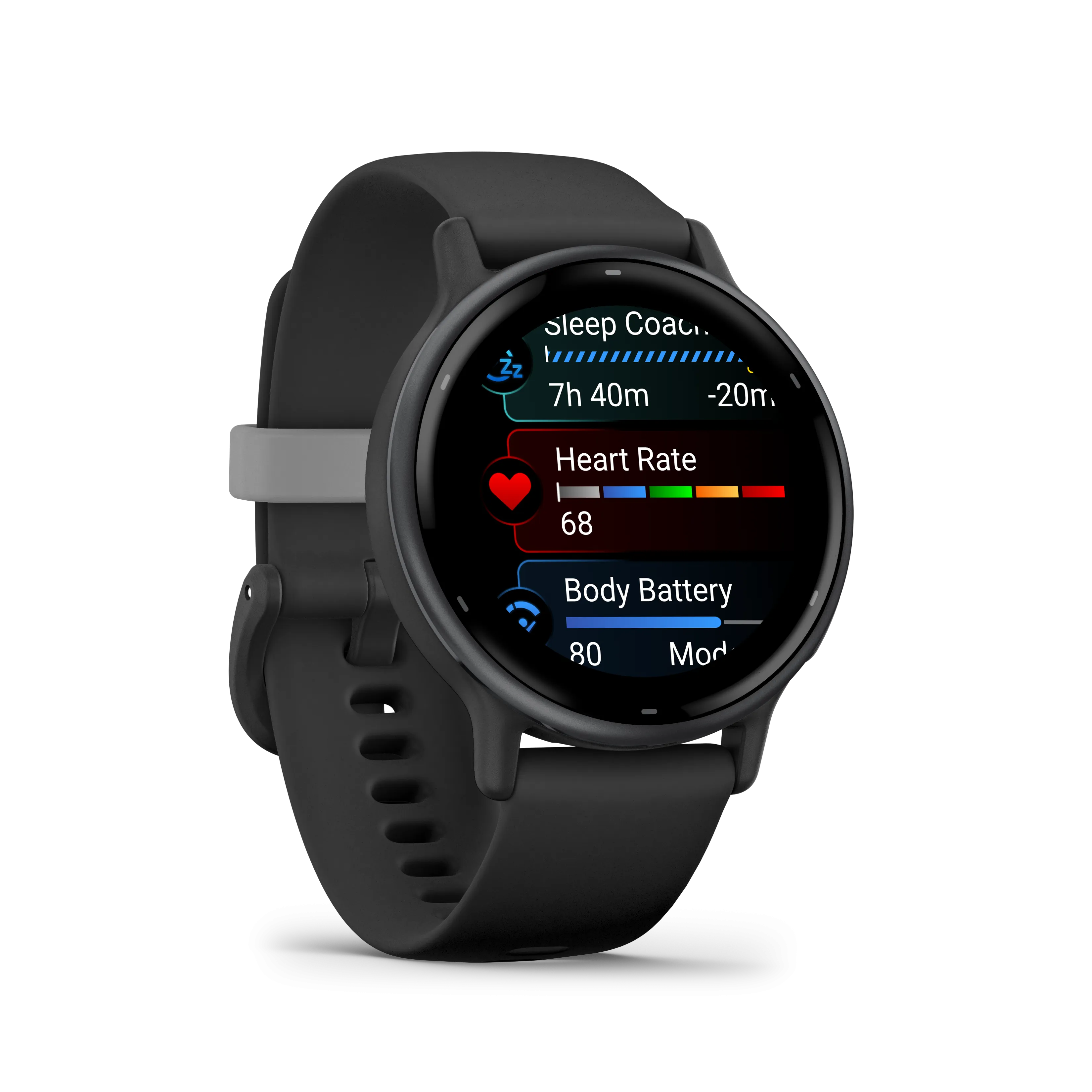 Garmin vívoactive® 5, Black and Slate 010-02862-10 Watches UPC:753759324902