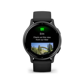 Garmin vívoactive® 5, Black and Slate 010-02862-10 Watches UPC:753759324902