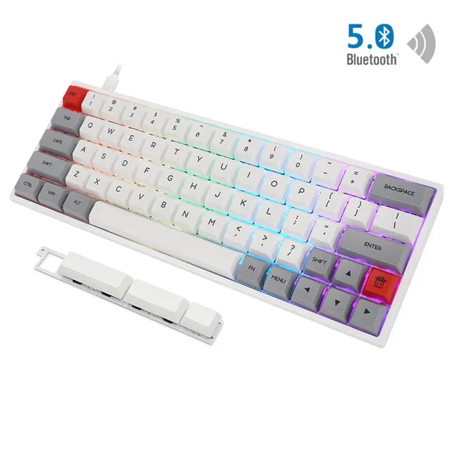 gk64xs  kailh silent switch hot swappable bluetooth dual mode Mechanical Keyboard