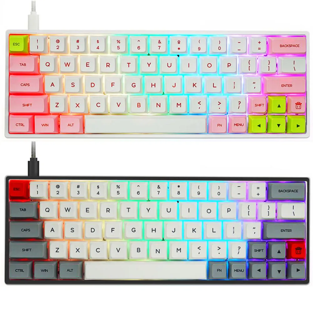 gk64xs  kailh silent switch hot swappable bluetooth dual mode Mechanical Keyboard