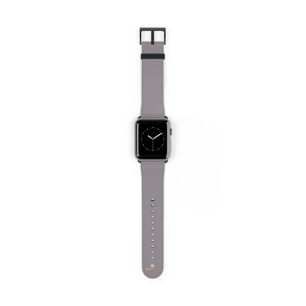 Gray Apple Watch Band, Minimalist Solid Color 38mm/42mm Watch Band Strap- Made in USA