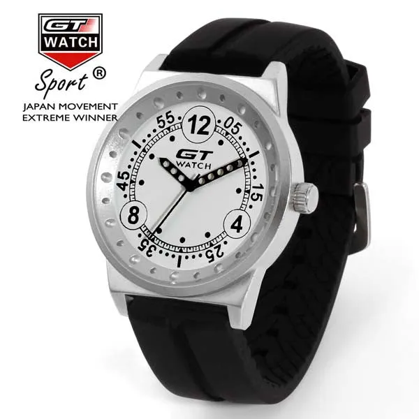 GT WATCH GT3 Racing Sports Speed Relojes Men's Fashion Wristwatch Men Military Pilots Montres Silicone Strap Japan Quartz Watch