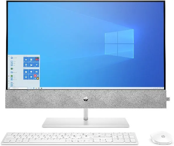 HP Pavilion 27-d0057c 27" FHD All-in-One PC, AMD R7-4800H, 2.90GHz, 12GB RAM, 256GB SSD, 1TB HDD, W10H 13Z70AA#ABA