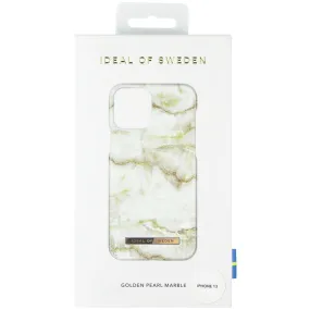 iDeal of Sweden Hard Case for Apple iPhone 13 - Golden Pearl Marble