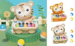 Interactive Baby Tiger Piano with Flashing Lights and Educational Fun