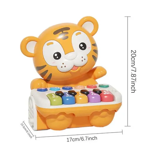 Interactive Baby Tiger Piano with Flashing Lights and Educational Fun