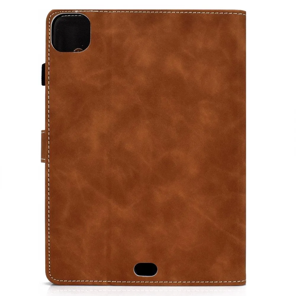 iPad Pro 11 (2021) / Air (2020) simple leather flip case - Brown