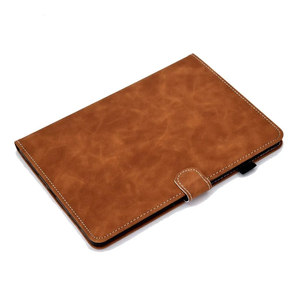 iPad Pro 11 (2021) / Air (2020) simple leather flip case - Brown