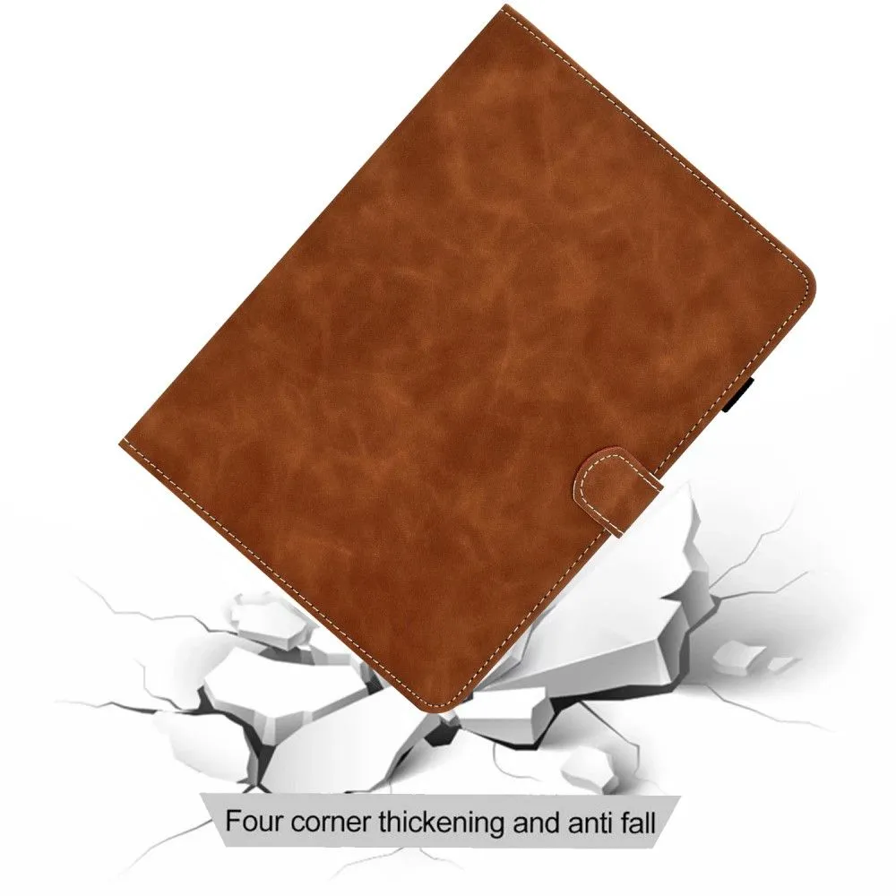 iPad Pro 11 (2021) / Air (2020) simple leather flip case - Brown