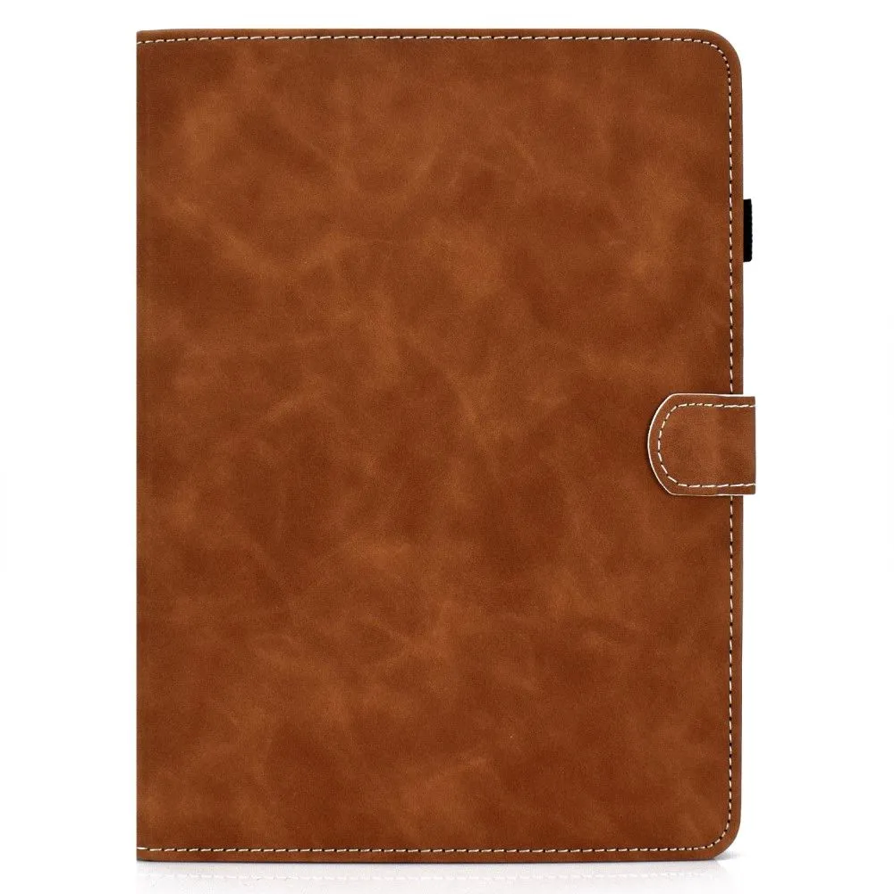 iPad Pro 11 (2021) / Air (2020) simple leather flip case - Brown