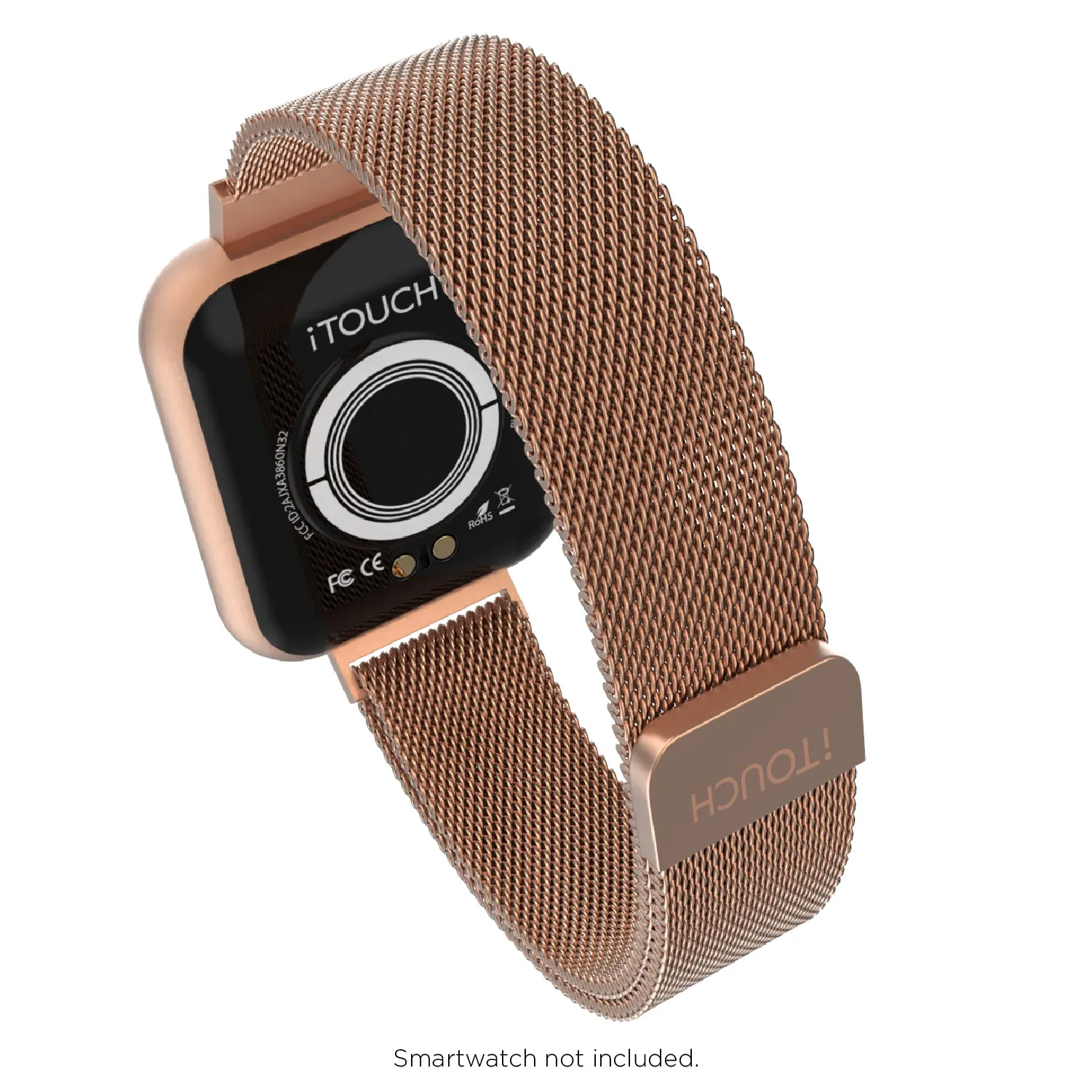 iTouch Air 3 40mm, Sport 3 & Sport Extra Interchangeable Strap: Narrow Rose Gold Mesh