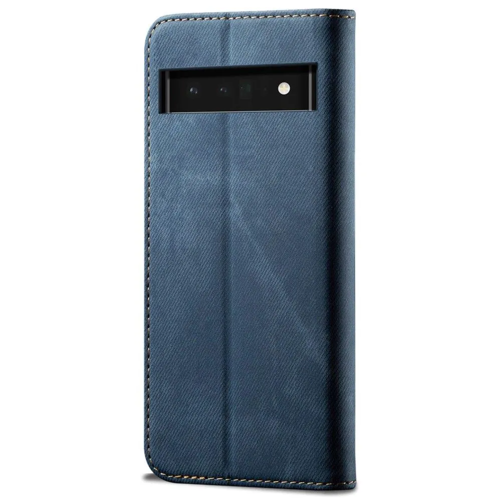 Jeans Google Pixel 6 Pro Flip case - Blue