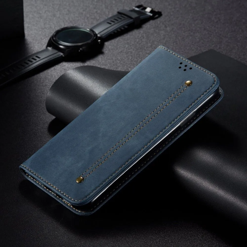 Jeans Google Pixel 6 Pro Flip case - Blue