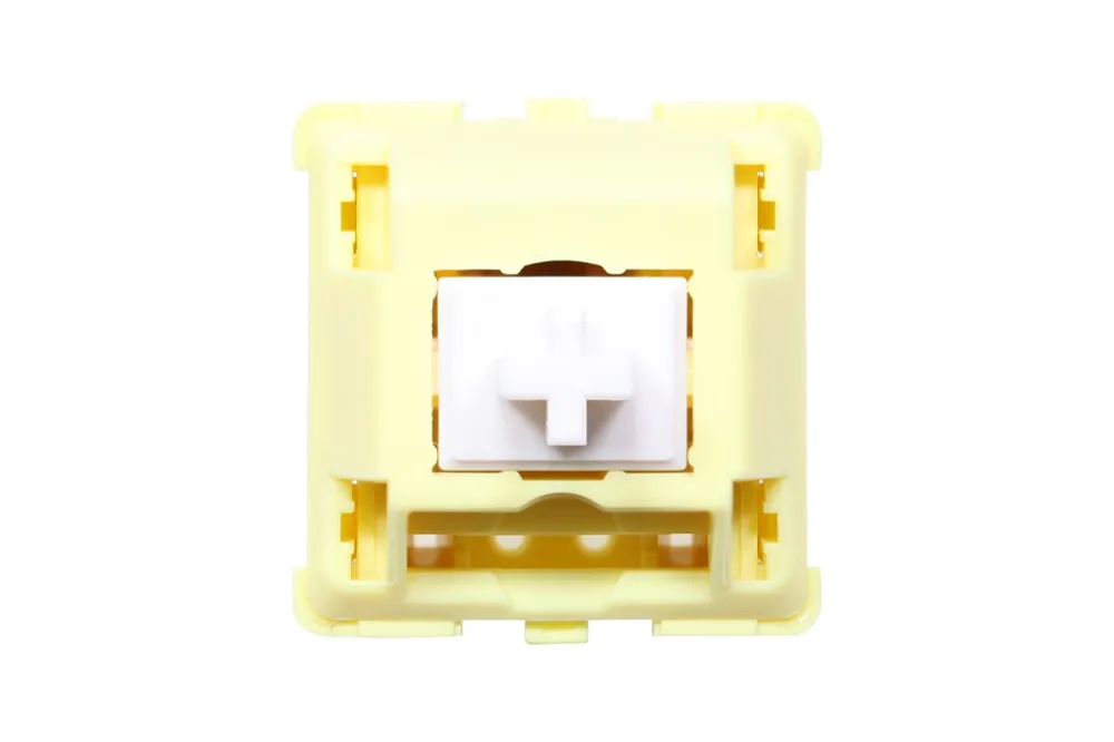 JWICK Molly Linear Switch Tactile 5pin SMD 62g mx switch for mechanical keyboard 60m Nylon P3 Long Spring Yellow White Lubed