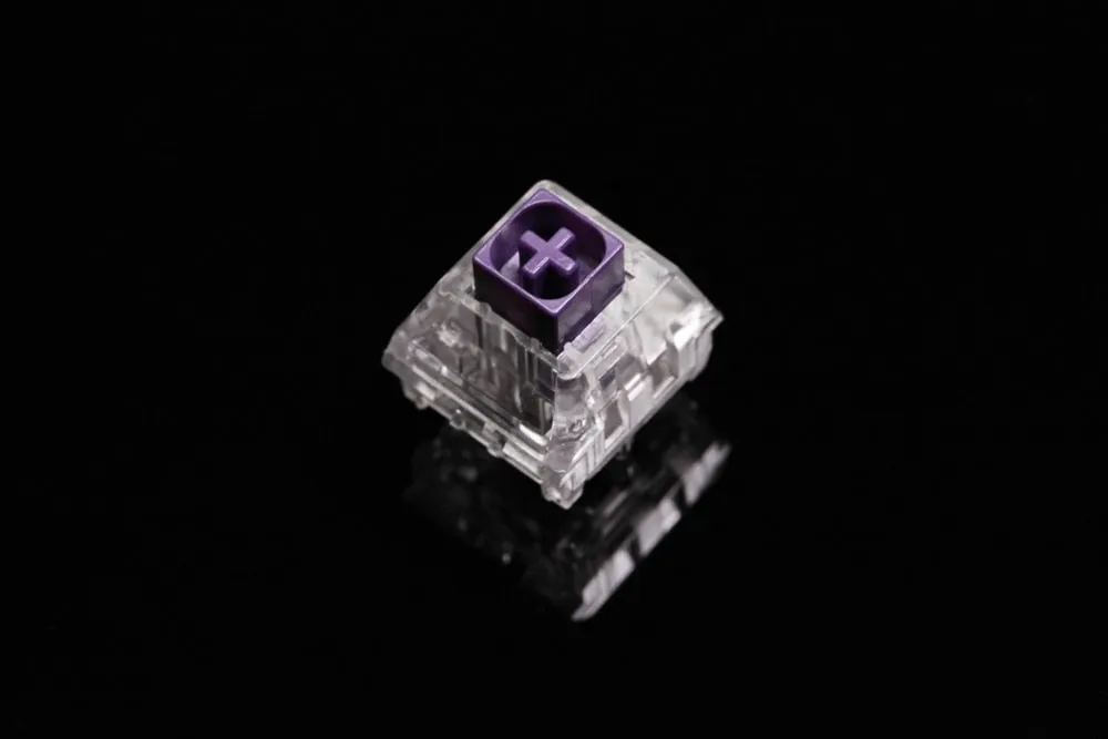 kailh box crystal Royal switch SMD clear MX Switches For Mechanical keyboard 5pin 50m clear housing Tactile