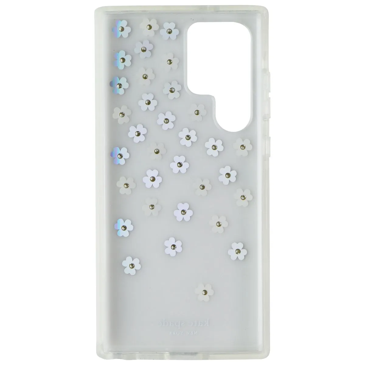 Kate Spade Defensive Hardshell Case for Galaxy S23 Ultra - Scattered Flowers Iri