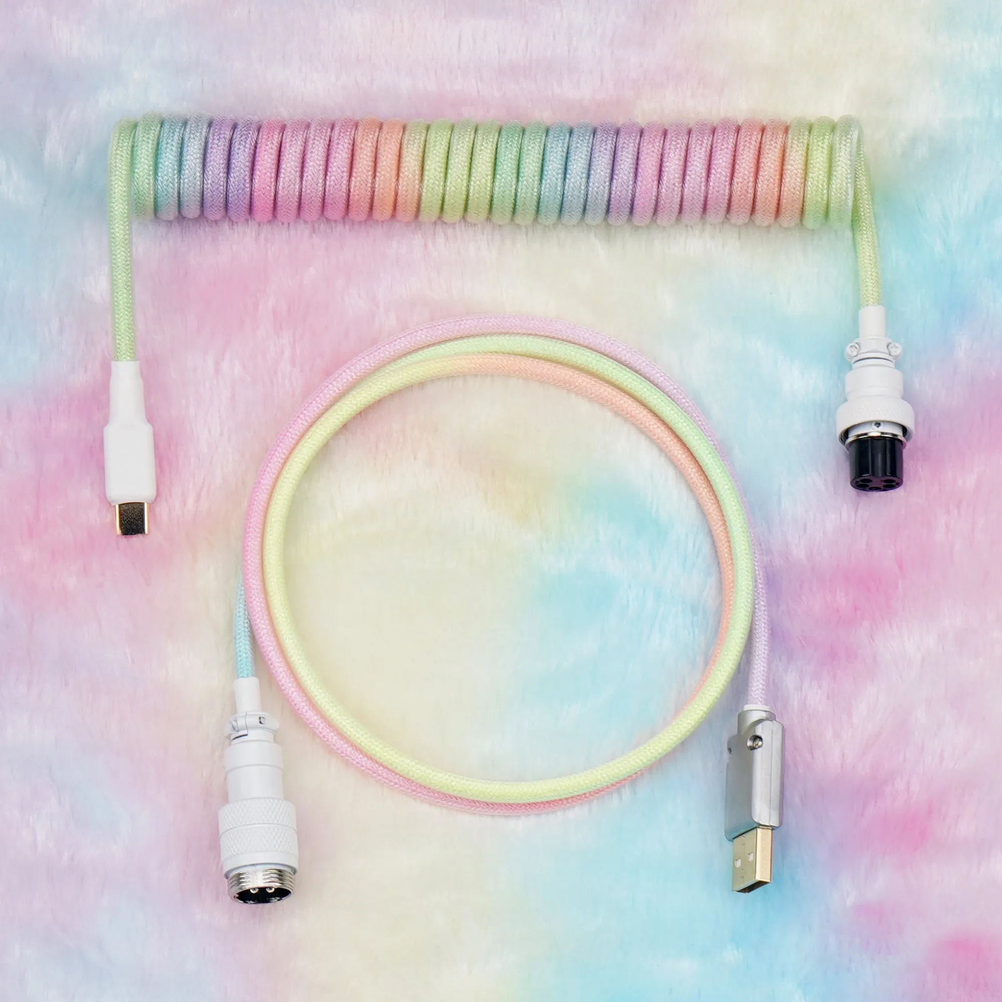 KBDfans Colorful Handmade Custom Mechanical Keyboard USB-C Cable