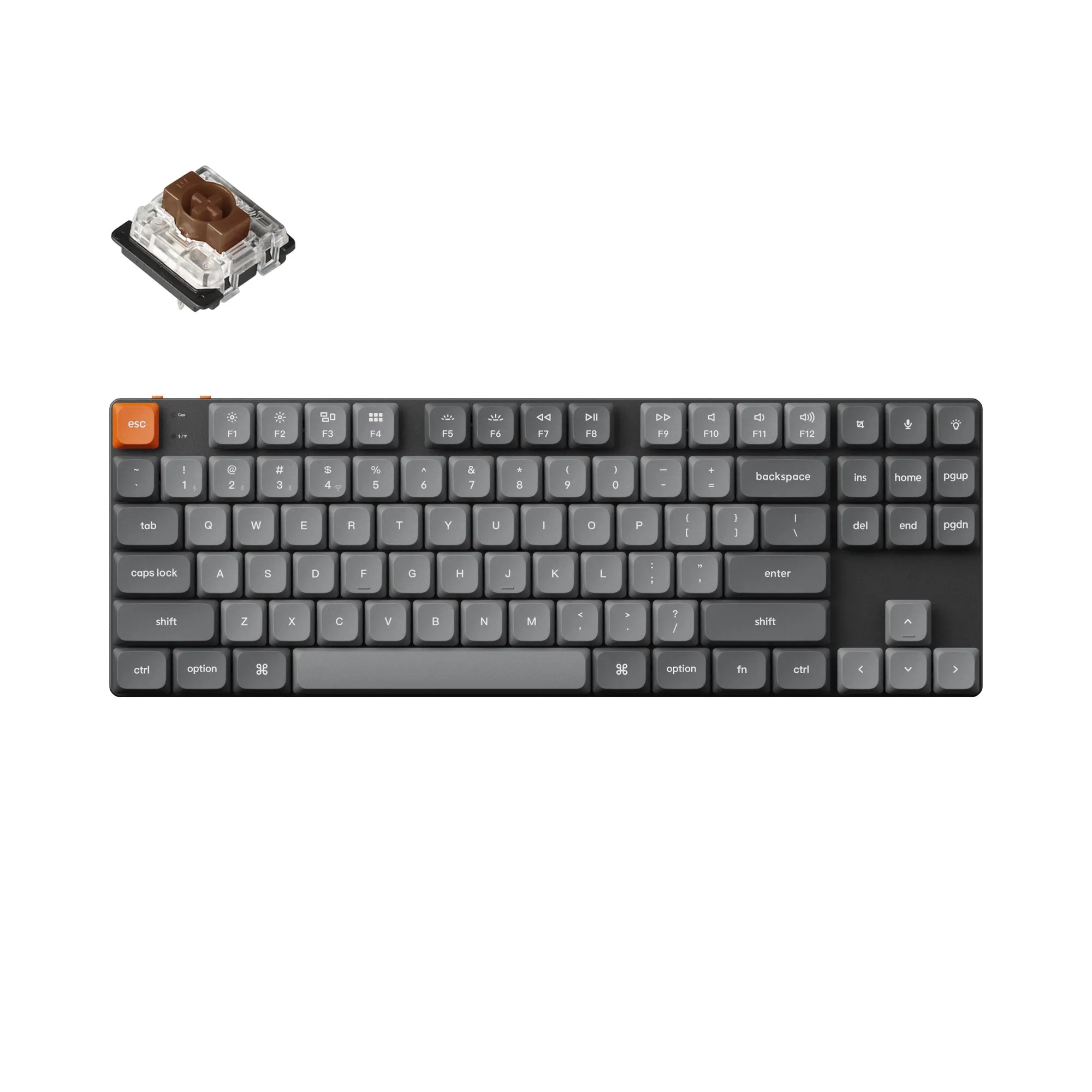 Keychron K1 Max QMK/VIA Wireless Custom Mechanical Keyboard