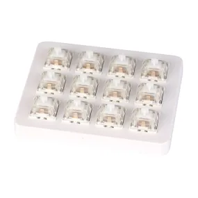 Keychron White Gateron Switch With Holder Set 12Pcs/Set