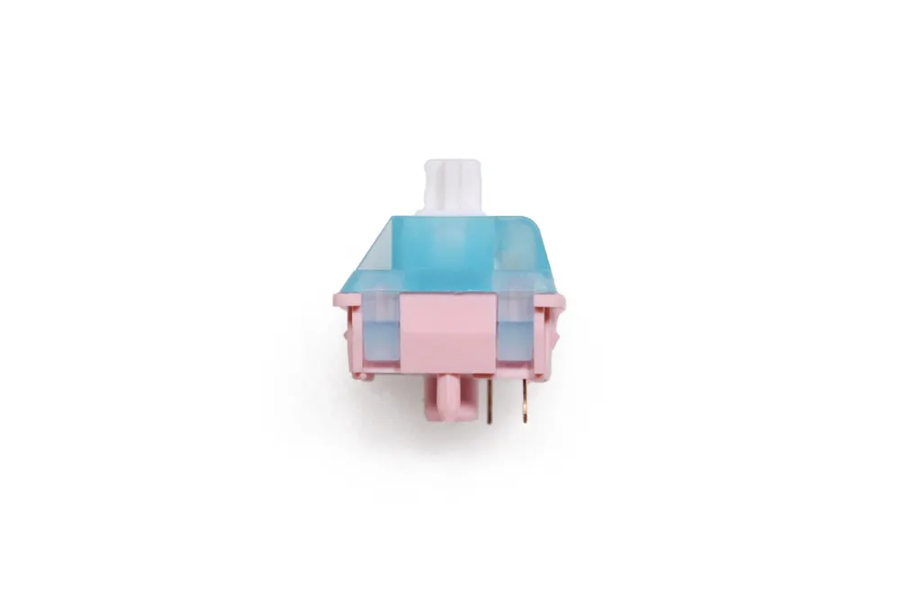 LCET Blue Pink Switch RGB Tactile 58g Switches For Mechanical keyboard mx stem 5pin Light Blue similar to holy panda