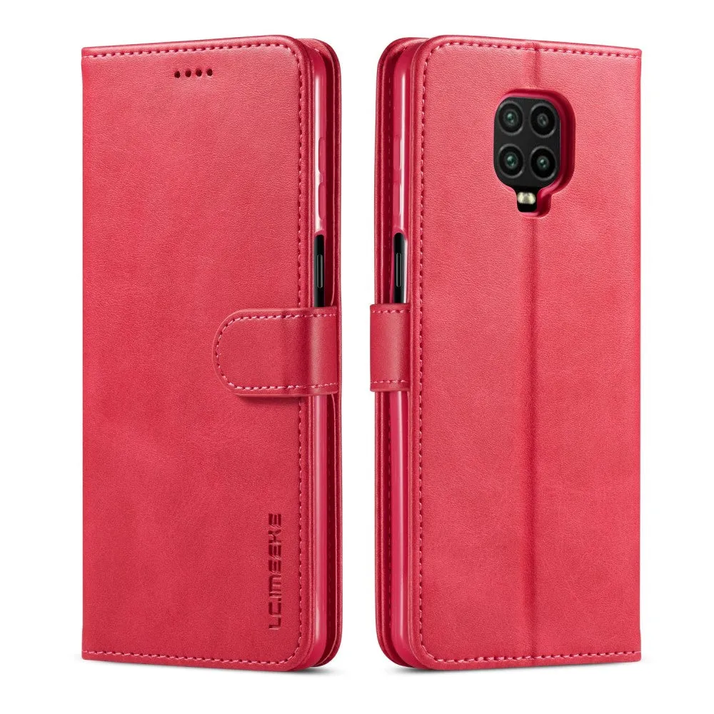 LC.IMEEKE Xiaomi Redmi Note 10 Lite Flip Case - Rose