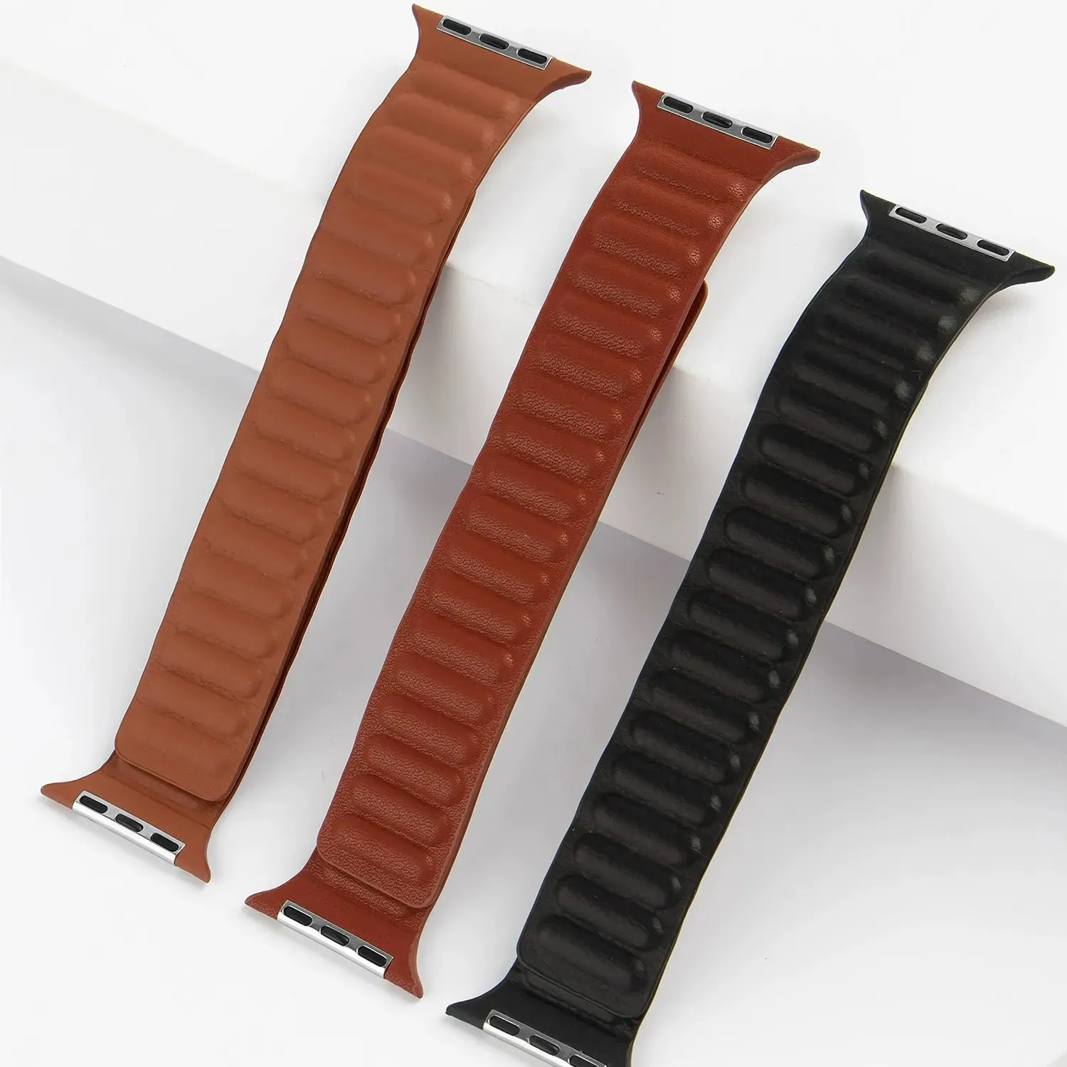 Leather Magnetic Link Band