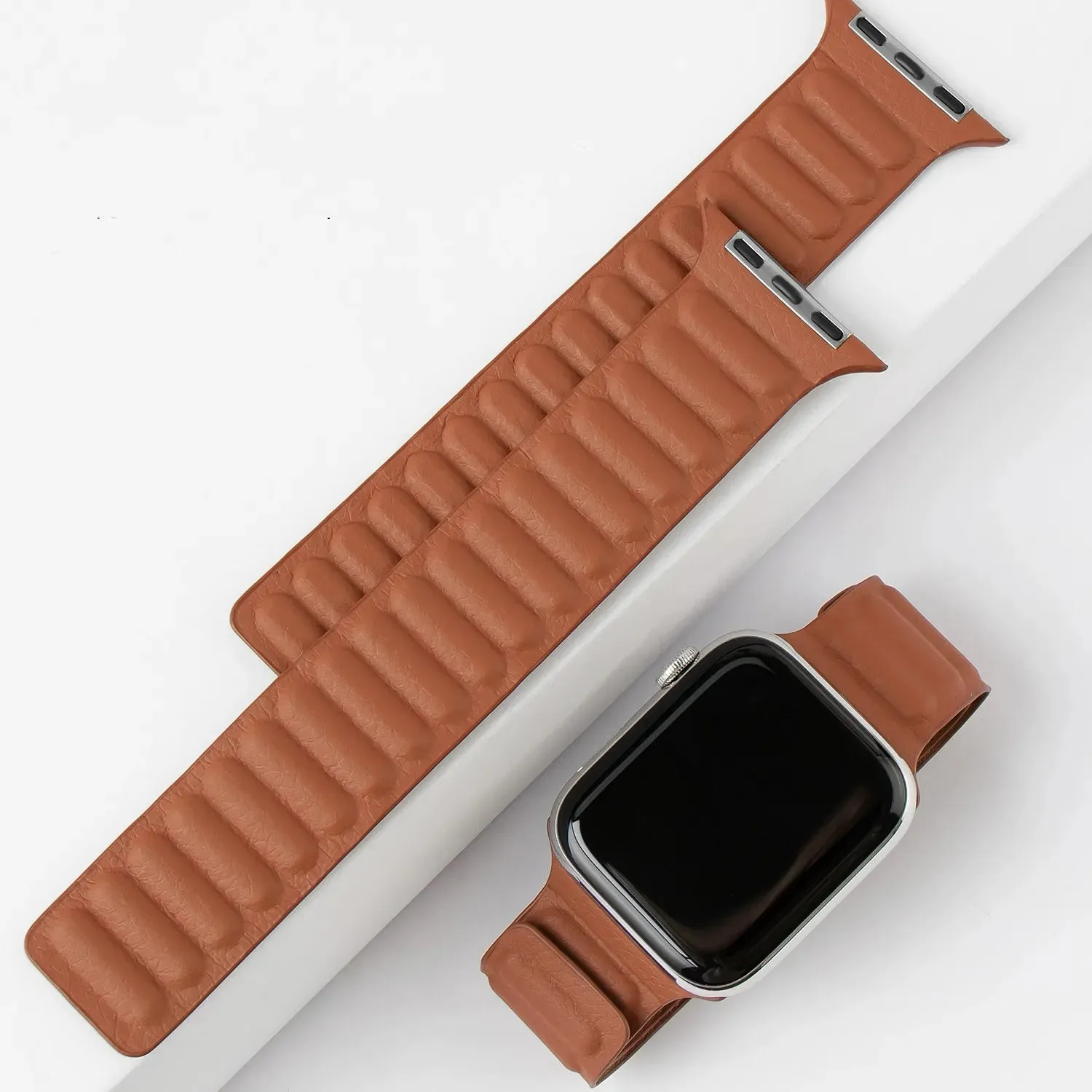 Leather Magnetic Link Band