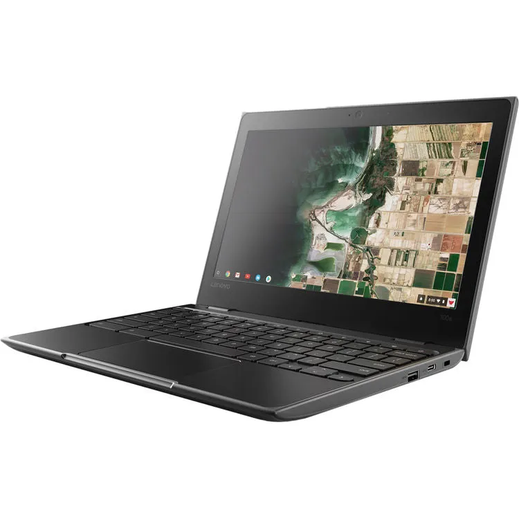 Lenovo 100e  11.6" LCD Chromebook Intel Celeron N3350 Dual-core 1.10 GHz 4GB 32GB Flash Memory Chrome OS 81ER0002US