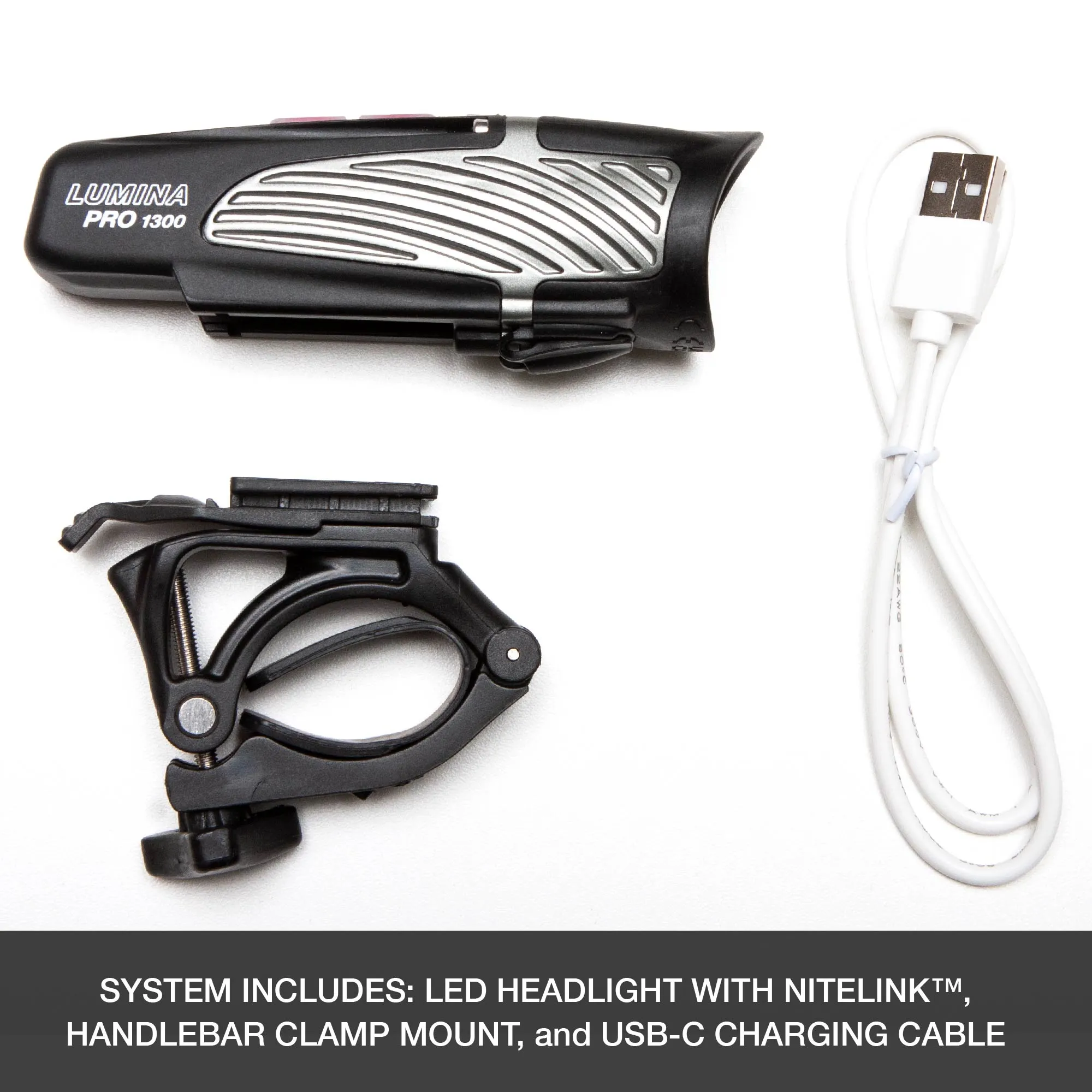 Lumina™ Pro 1300 Front Bike Light with NiteLink™