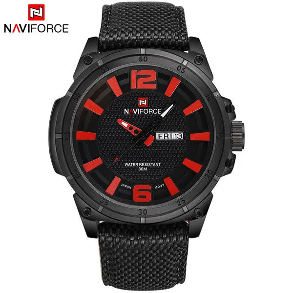 Luxury Brand Military Watch Men Quartz Analog Clock Leather Canvas Strap Clock Man Sports Watches Army Relogios Masculino