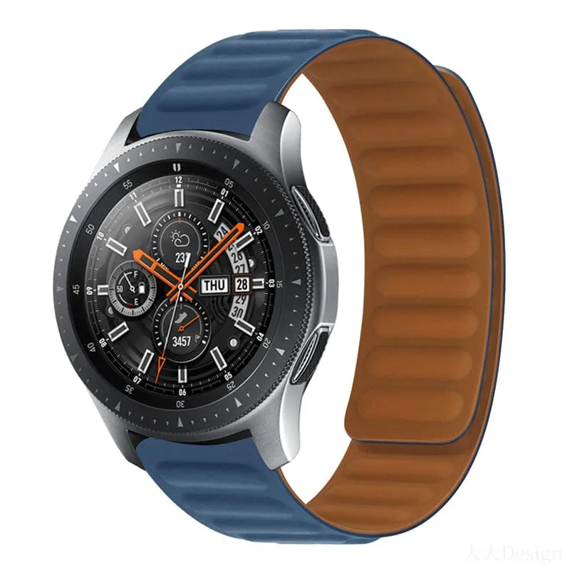 Magnetic Silicone Watch Straps Compatible with the Withings Steel HR (40mm & HR Sport), Scanwatch (42mm)