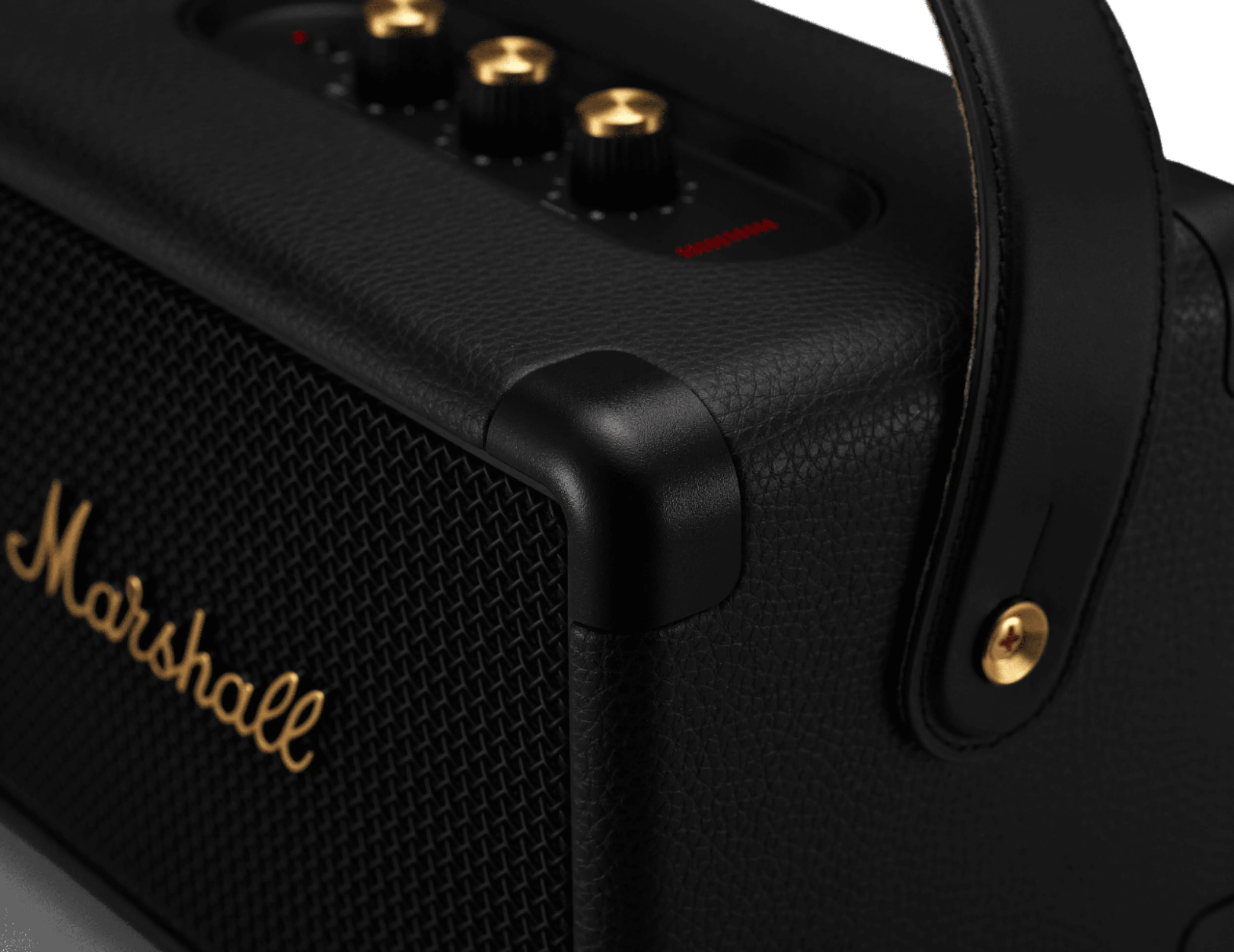 Marshall - Kilburn II Portable Bluetooth Speaker - Black and Brass