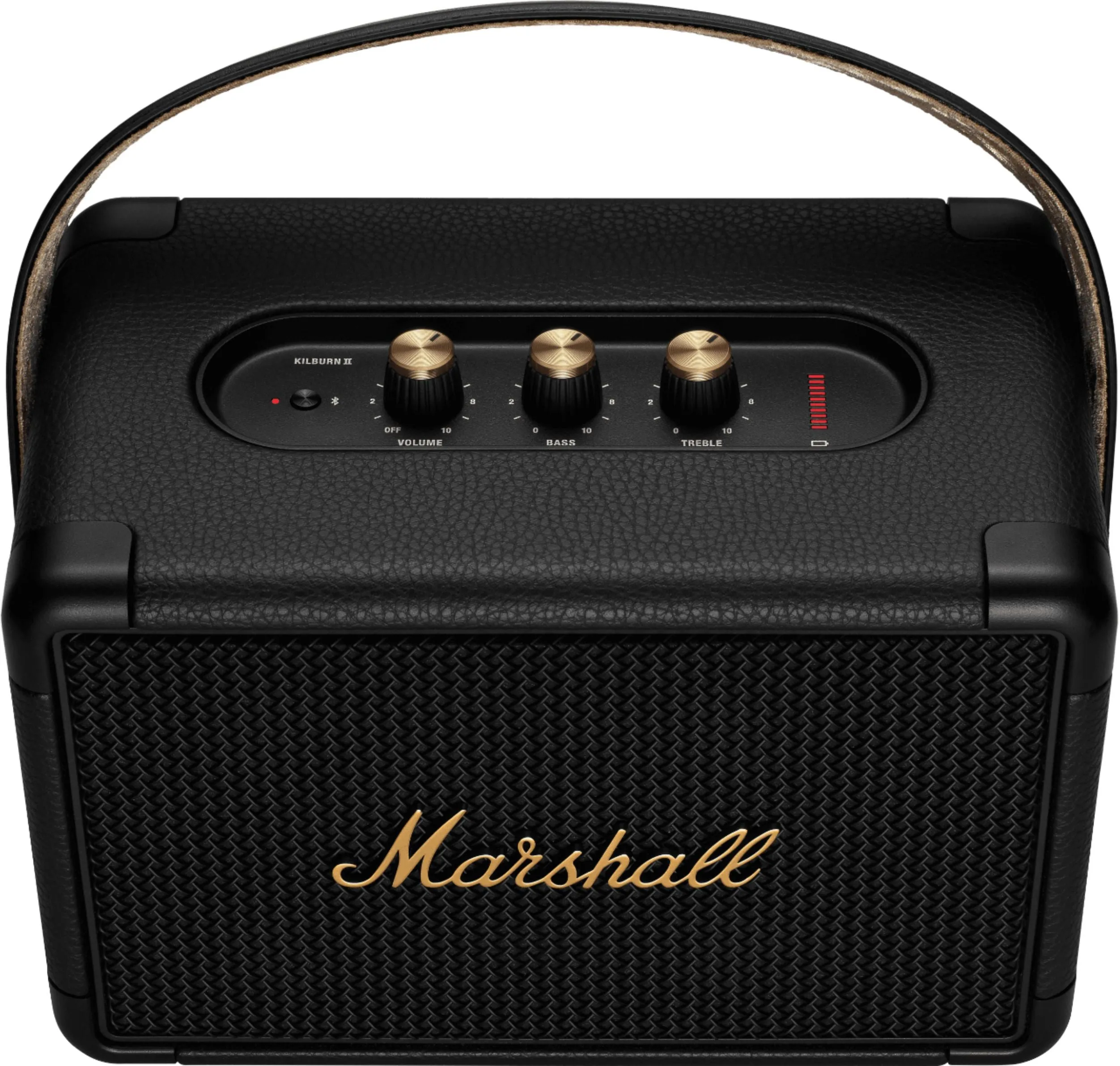 Marshall - Kilburn II Portable Bluetooth Speaker - Black and Brass