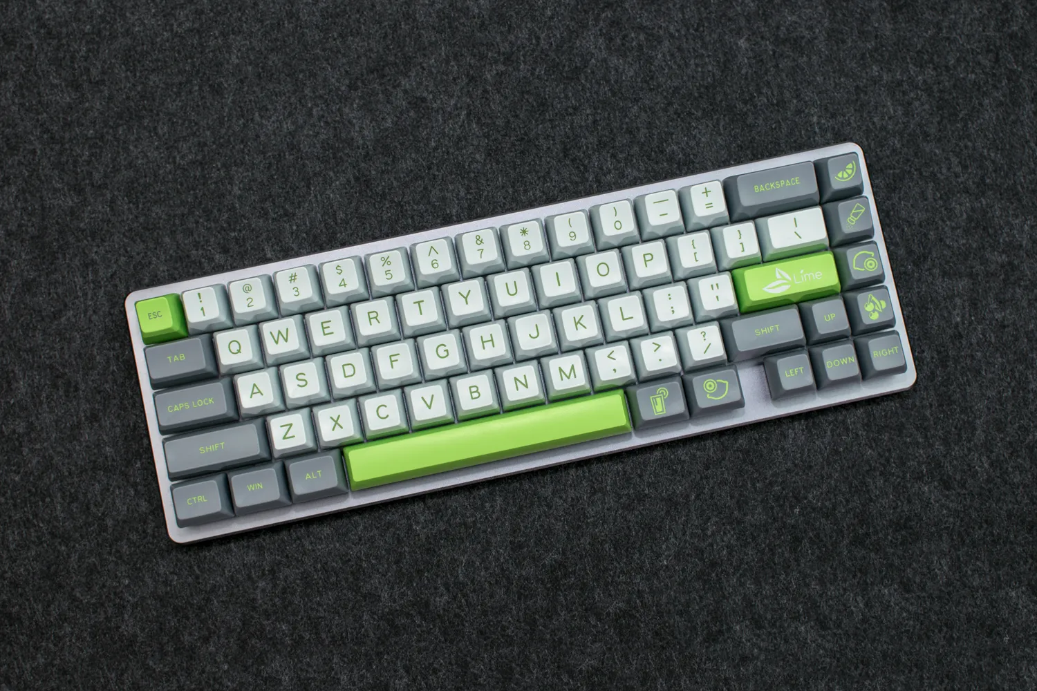 Maxkey Lime Keycap Set