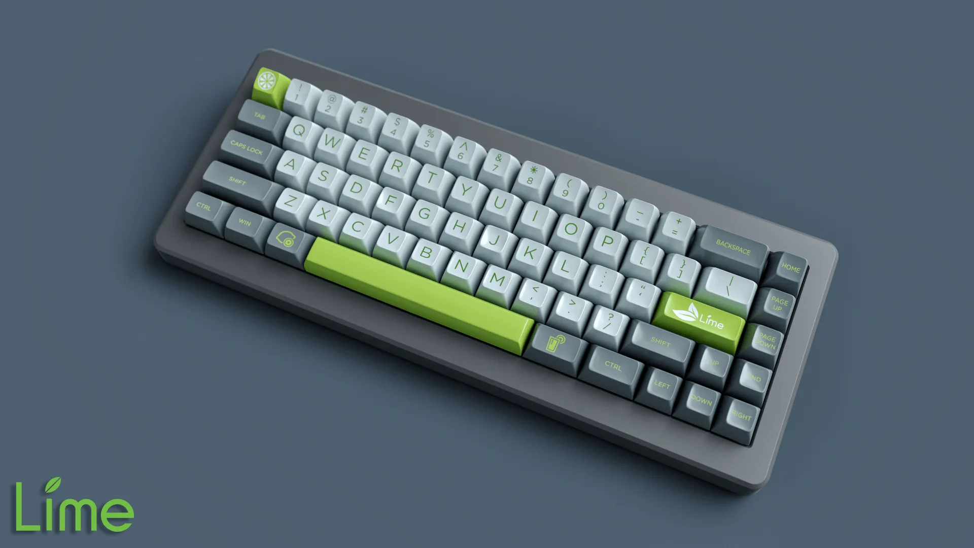 Maxkey Lime Keycap Set