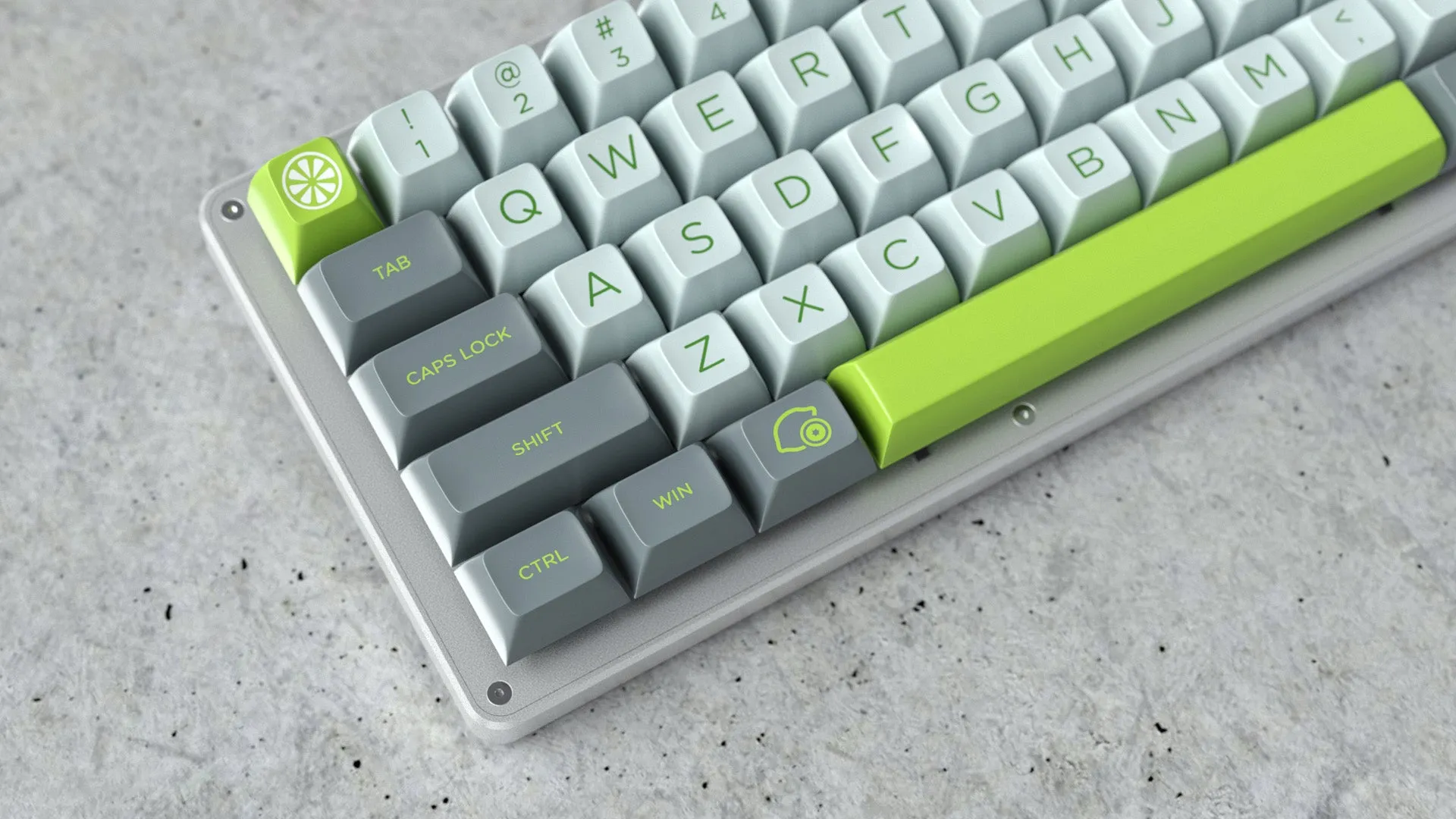 Maxkey Lime Keycap Set