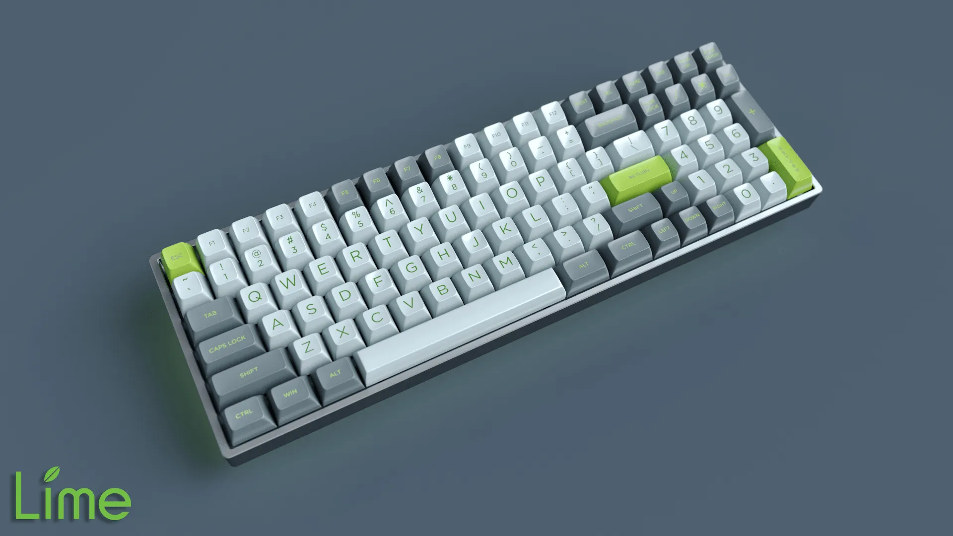 Maxkey Lime Keycap Set