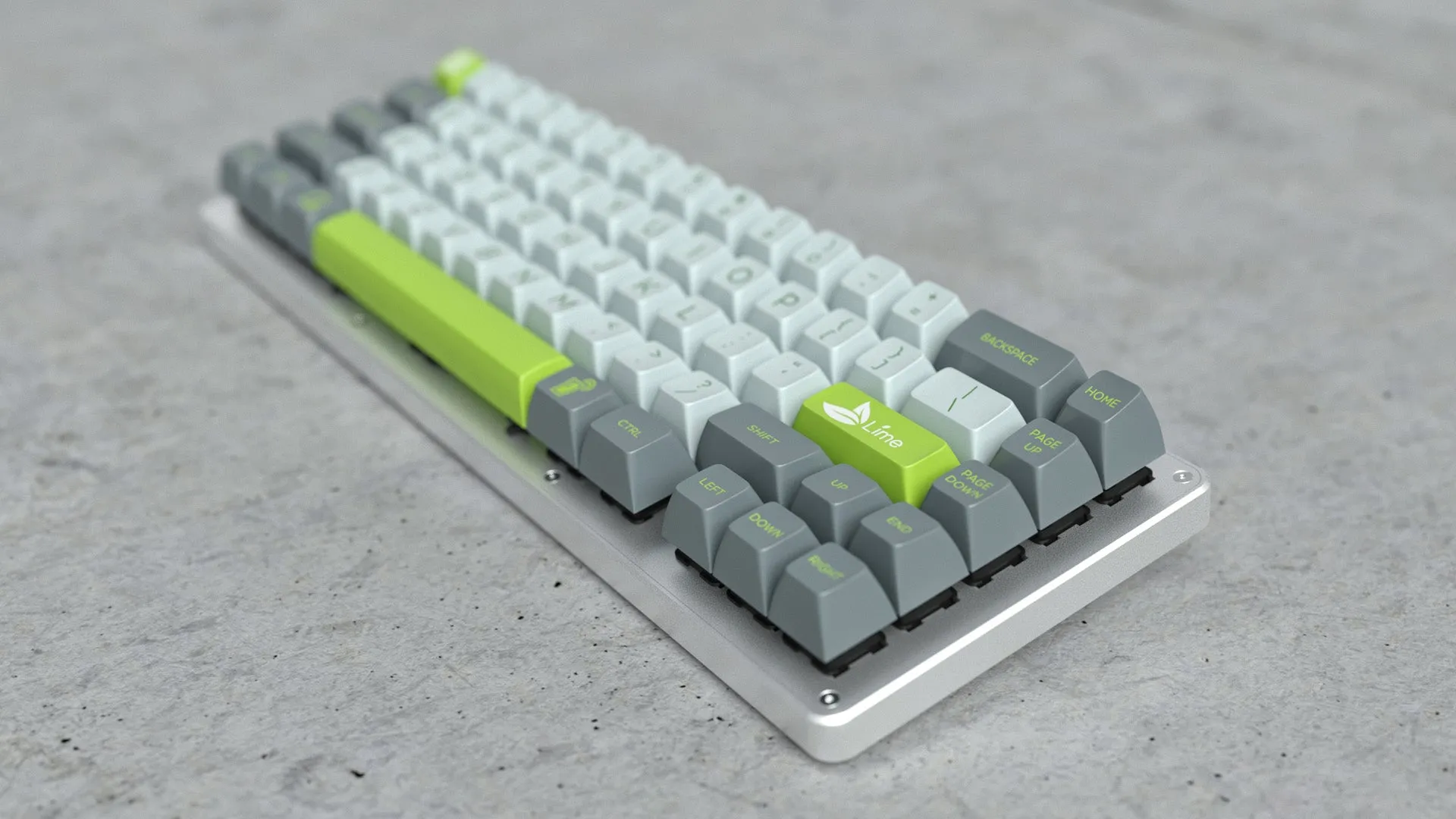 Maxkey Lime Keycap Set