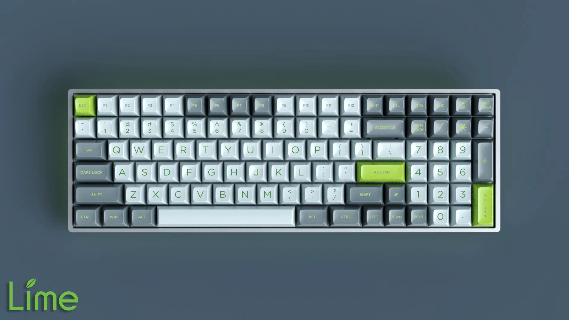 Maxkey Lime Keycap Set