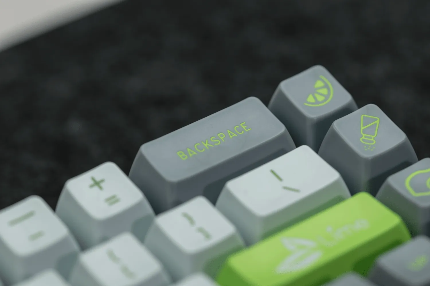 Maxkey Lime Keycap Set