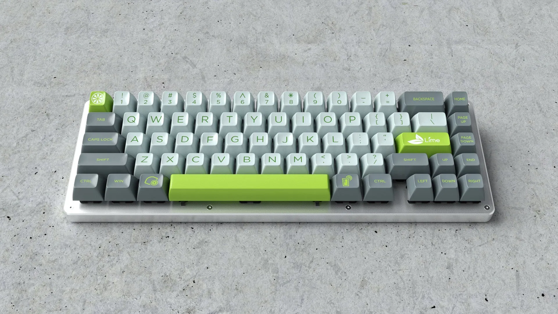 Maxkey Lime Keycap Set