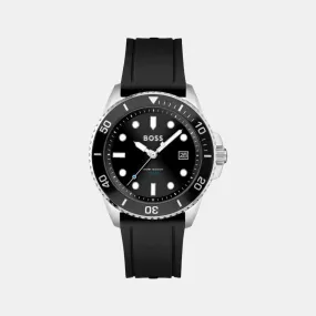 Men Black Analog Stainless Steel Watch 1513913