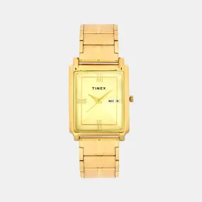 Men's Gold Analog Stainless Steel Watch TW000W910