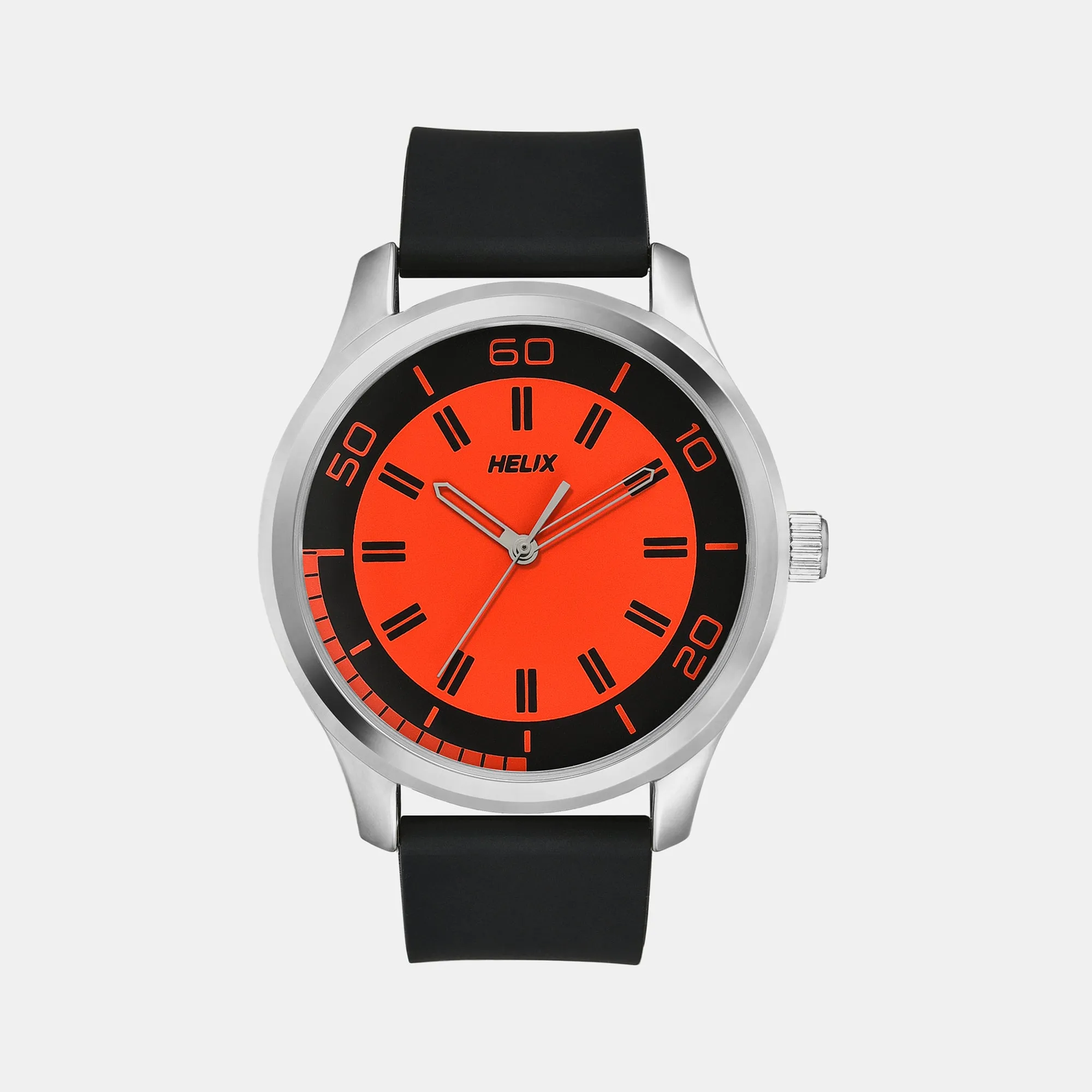 Men's Orange Analog Silicone Watch TW043HG20