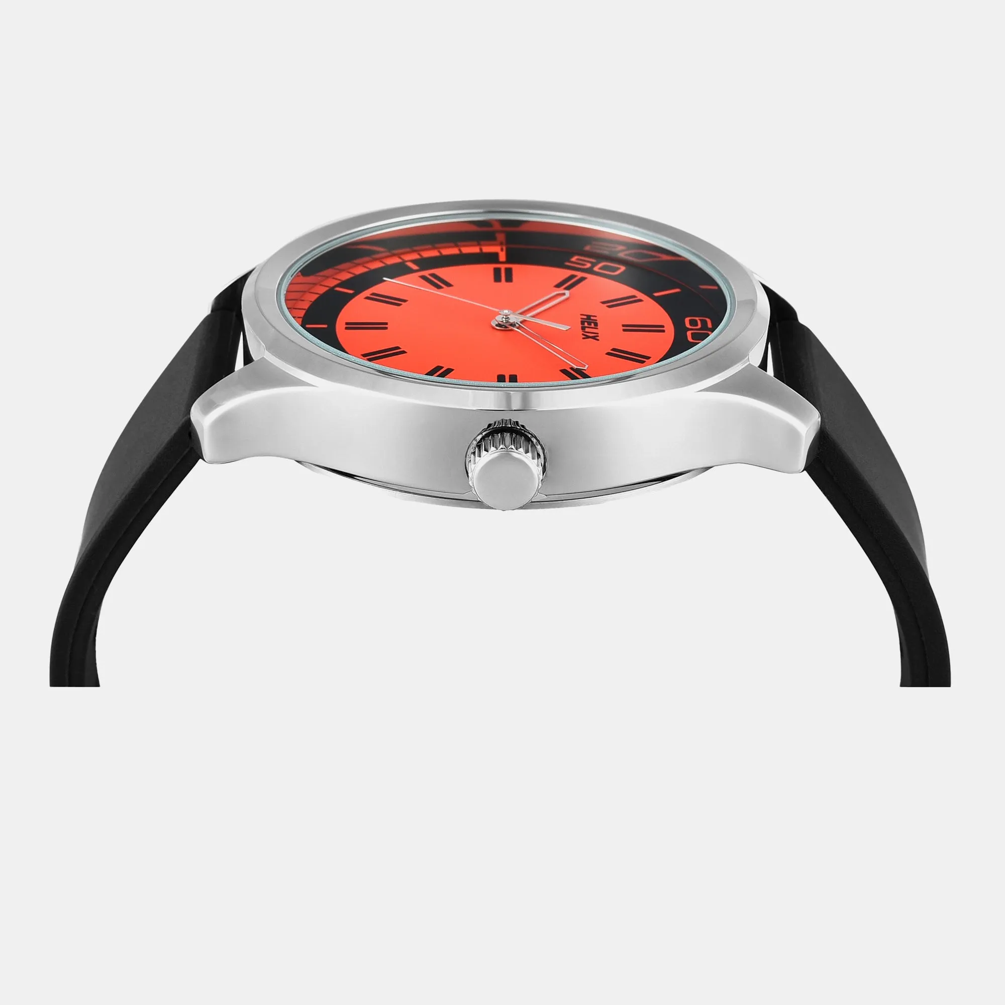 Men's Orange Analog Silicone Watch TW043HG20