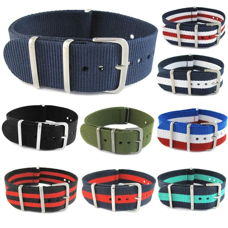 Nato Nylon Watch Straps Compatible with the Quicksilver 20mm Range