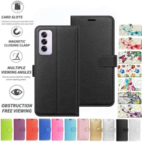 Oppo Reno 12 Case Cover Flip Folio Leather Wallet Credit Card Slot