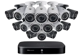 Outdoor Surveillance System with 10 HD 1080p Cameras and 6 HD 1080p Wireless Cameras