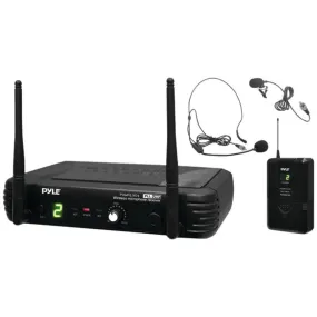 Pyle Pro PDWM1904 Premier Series Professional UHF Wireless Body-Pack Transmitter Microphone System